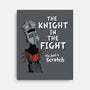 The Knight In The Fight-none stretched canvas-Nemons