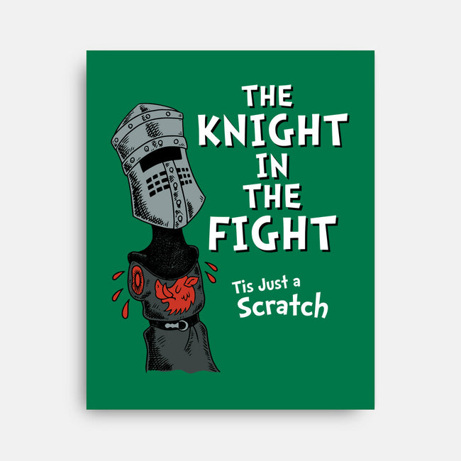 The Knight In The Fight-none stretched canvas-Nemons