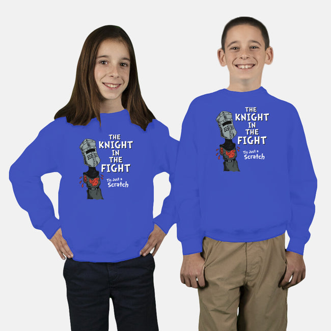 The Knight In The Fight-youth crew neck sweatshirt-Nemons