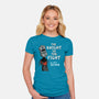 The Knight In The Fight-womens fitted tee-Nemons