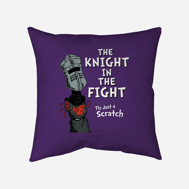 The Knight In The Fight-none removable cover w insert throw pillow-Nemons