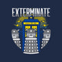 Daleks Exterminate-none memory foam bath mat-Logozaste
