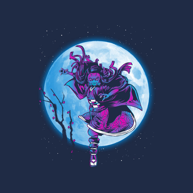 Nezuko Under The Moon-none drawstring bag-ddjvigo