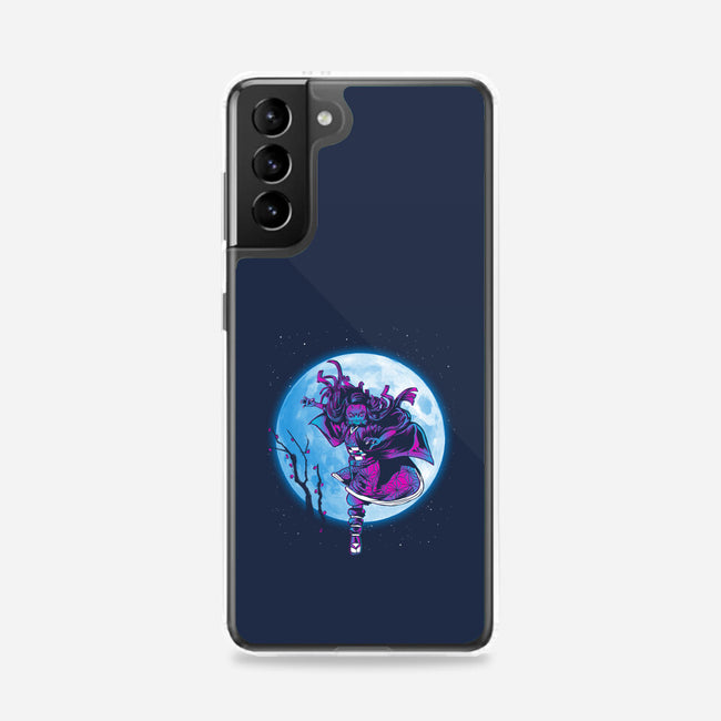 Nezuko Under The Moon-samsung snap phone case-ddjvigo