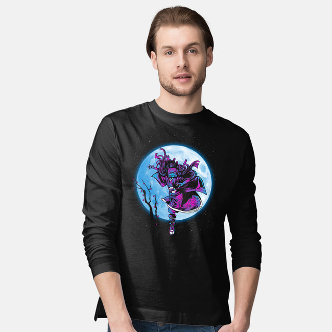 Nezuko Under The Moon-mens long sleeved tee-ddjvigo