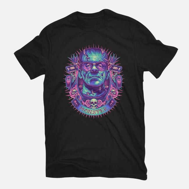 Neon Monster-mens basic tee-glitchygorilla