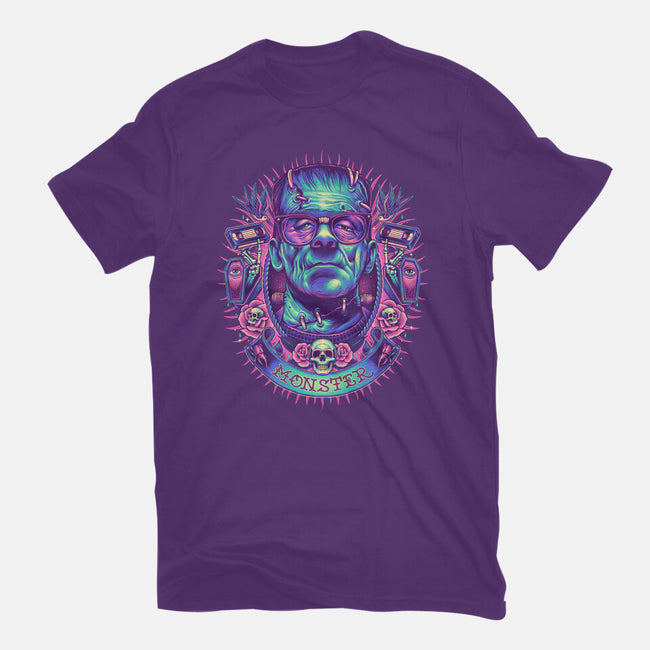 Neon Monster-womens basic tee-glitchygorilla