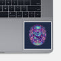 Neon Monster-none glossy sticker-glitchygorilla