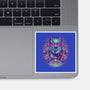 Neon Monster-none glossy sticker-glitchygorilla