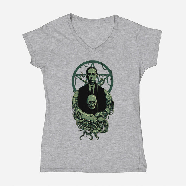 H.P. Cybercraft-womens v-neck tee-Hafaell