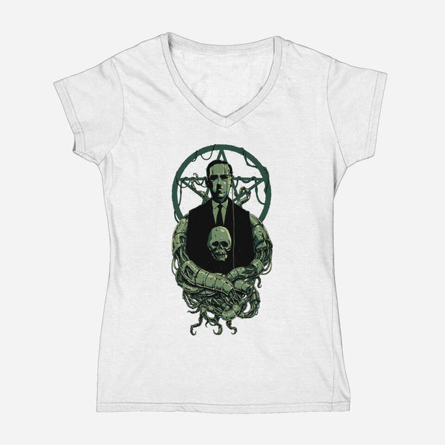 H.P. Cybercraft-womens v-neck tee-Hafaell