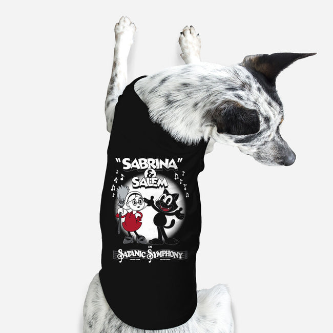Sabrina And Salem-dog basic pet tank-Nemons