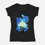 Eldens Adventure-womens v-neck tee-hypertwenty