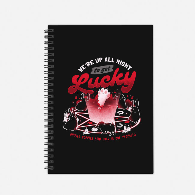 Lucky Ritual-none dot grid notebook-eduely