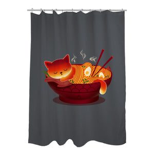 Sleepy Ramen Cat