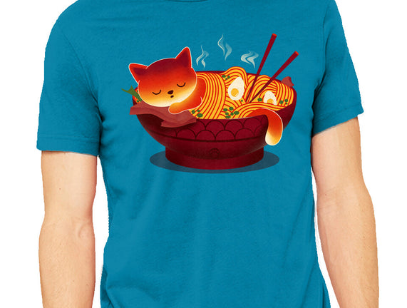 Sleepy Ramen Cat