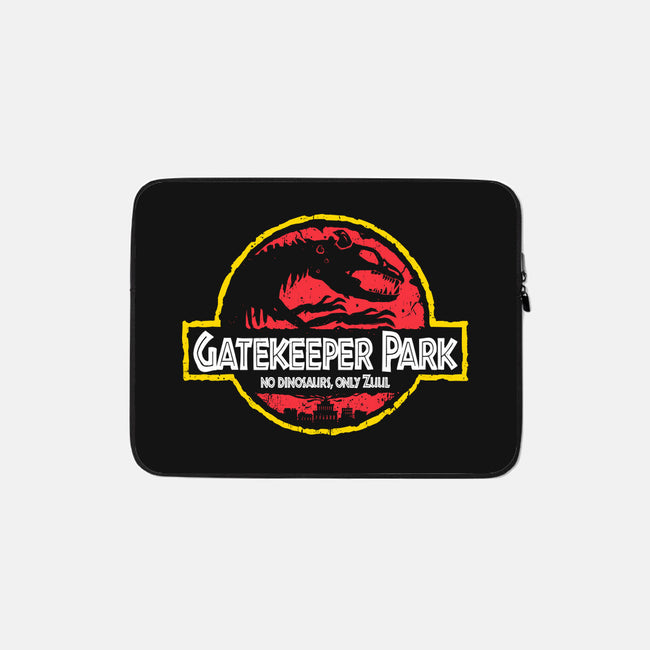 Gatekeeper Park-none zippered laptop sleeve-teesgeex