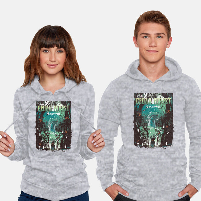 Visit Cedar Forest-unisex pullover sweatshirt-dandingeroz