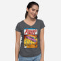 SuperNed-womens v-neck tee-Getsousa!