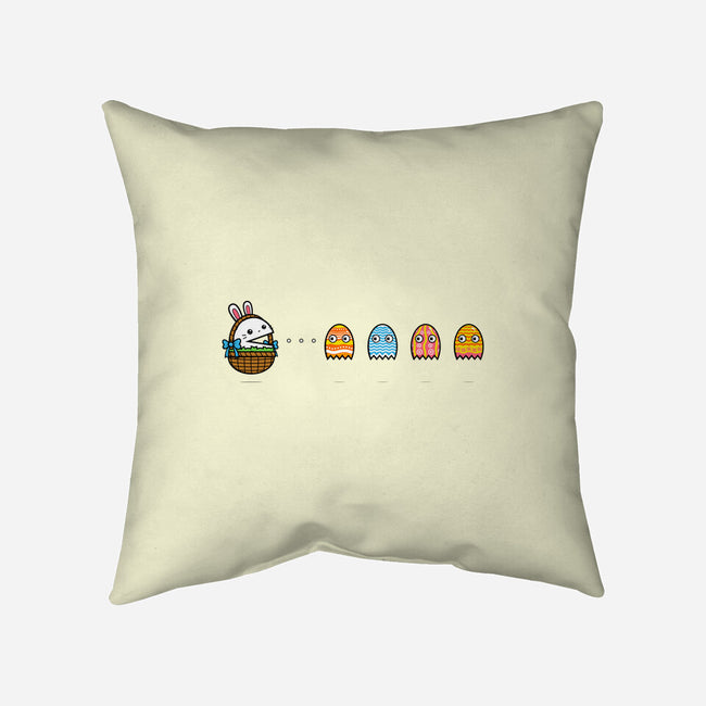 Pac-Easter Bunny-none removable cover throw pillow-krisren28