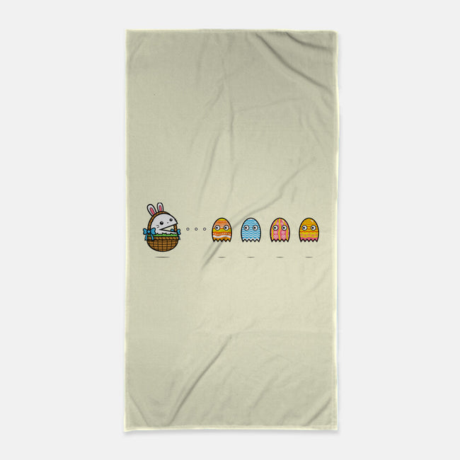 Pac-Easter Bunny-none beach towel-krisren28
