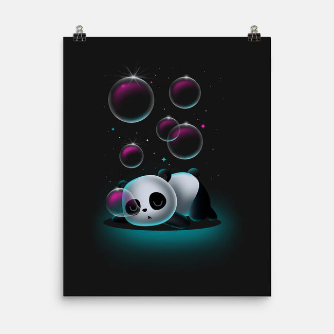 Panda Sweet Dreams-none matte poster-erion_designs