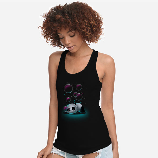 Panda Sweet Dreams-womens racerback tank-erion_designs