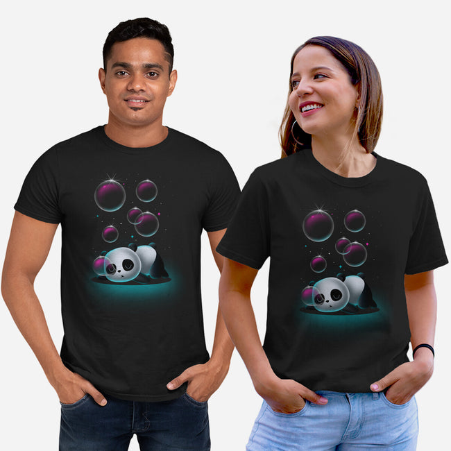 Panda Sweet Dreams-unisex basic tee-erion_designs