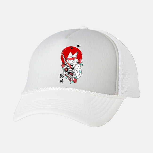 Warrior Cat-unisex trucker hat-Faissal Thomas