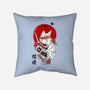 Warrior Cat-none removable cover w insert throw pillow-Faissal Thomas