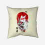 Warrior Cat-none removable cover w insert throw pillow-Faissal Thomas