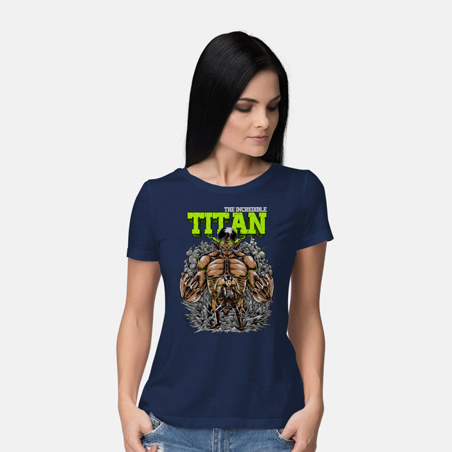 The Incredible Titan-womens basic tee-joerawks