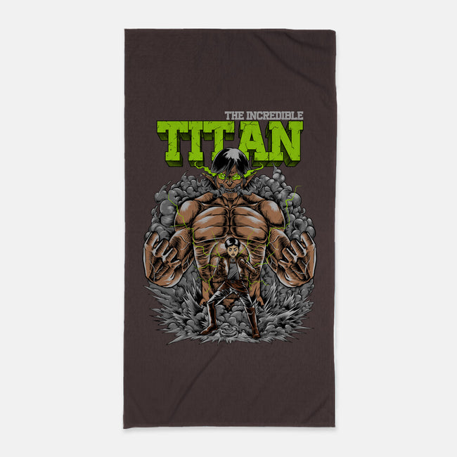 The Incredible Titan-none beach towel-joerawks