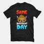 Different Day-womens basic tee-Vallina84