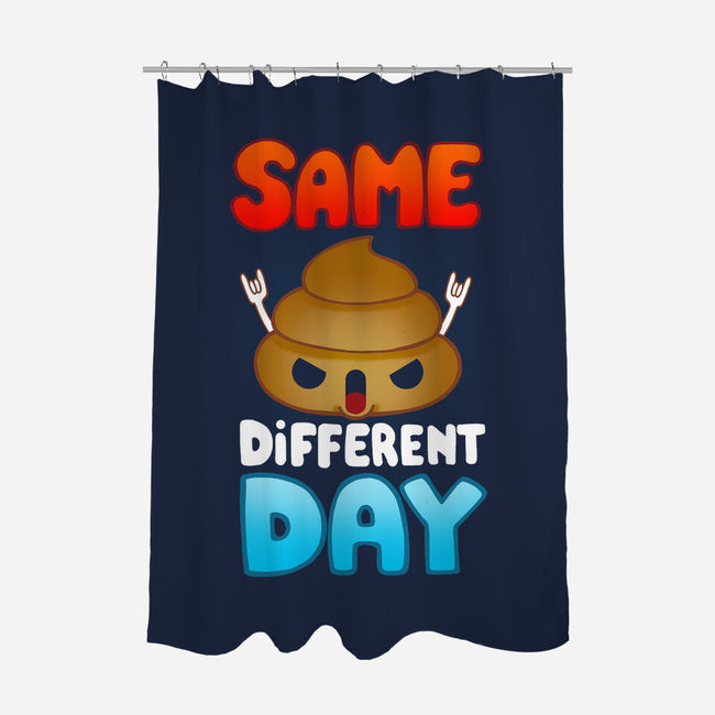 Different Day-none polyester shower curtain-Vallina84