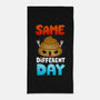 Different Day-none beach towel-Vallina84