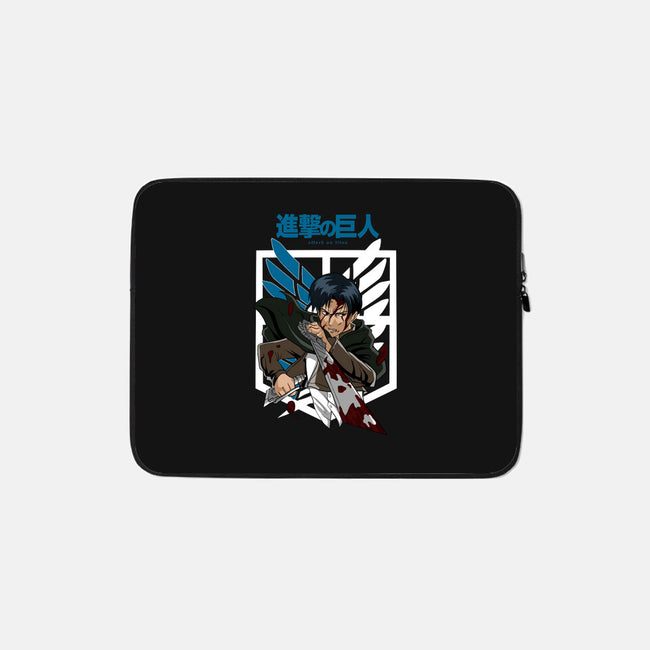 Powerful Titan-none zippered laptop sleeve-Diego Oliver