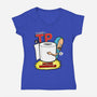 TP For Your Bunghole-womens v-neck tee-Boggs Nicolas