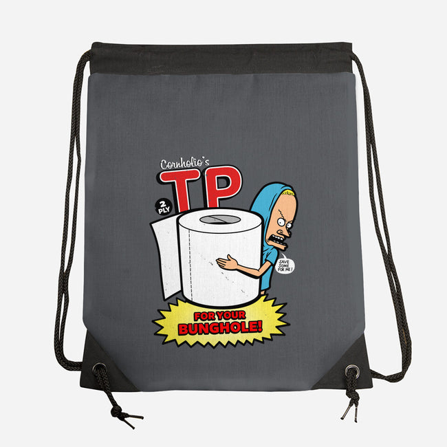 TP For Your Bunghole-none drawstring bag-Boggs Nicolas