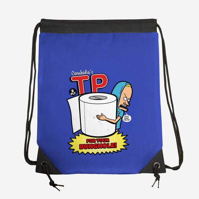 TP For Your Bunghole-none drawstring bag-Boggs Nicolas