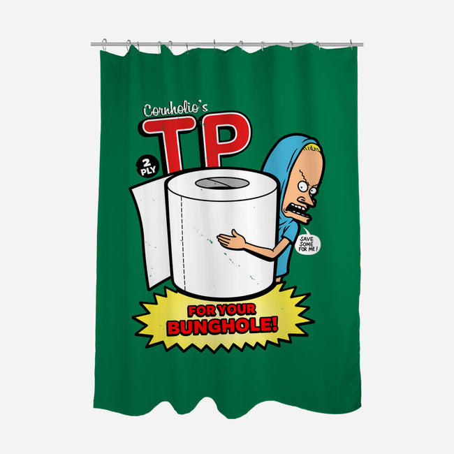 TP For Your Bunghole-none polyester shower curtain-Boggs Nicolas