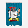 TP For Your Bunghole-none polyester shower curtain-Boggs Nicolas