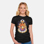 Chrono Travelers-womens fitted tee-eduely