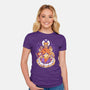 Chrono Travelers-womens fitted tee-eduely