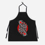 Demon Samurai-unisex kitchen apron-Faissal Thomas