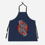 Demon Samurai-unisex kitchen apron-Faissal Thomas