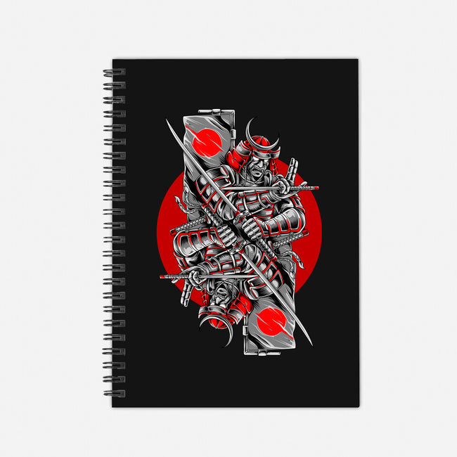Demon Samurai-none dot grid notebook-Faissal Thomas