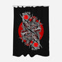 Demon Samurai-none polyester shower curtain-Faissal Thomas