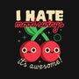 Mood Swings-womens v-neck tee-Unfortunately Cool