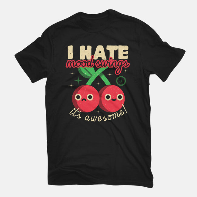 Mood Swings-womens fitted tee-Unfortunately Cool